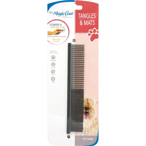 Four Paws Magic Coat Tangles and Mats Pet Comb Peine para Desenrredar para Mascotas