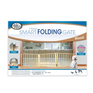 Four Paws Puerta Plegable de Madera 3 Paneles