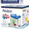 Acuario Aqueon para Peleador con Forma de Puzzle Azul