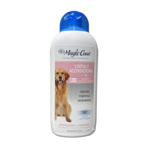Four Paws® Magic Coat® Limpia Y Acondiciona 2 en 1 – Champú y Acondicionador 473 ml.