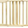 Four Paws® Walkover Wood Dog Gate with Door 1 Four Paws® Puerta de Madera Walkover con Puerta para Mascotas
