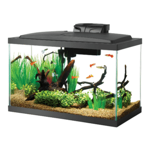 Aqueon Rectangle LED Kit 10 gal – Kit de Acuario con Iluminación LED para Agua Dulce