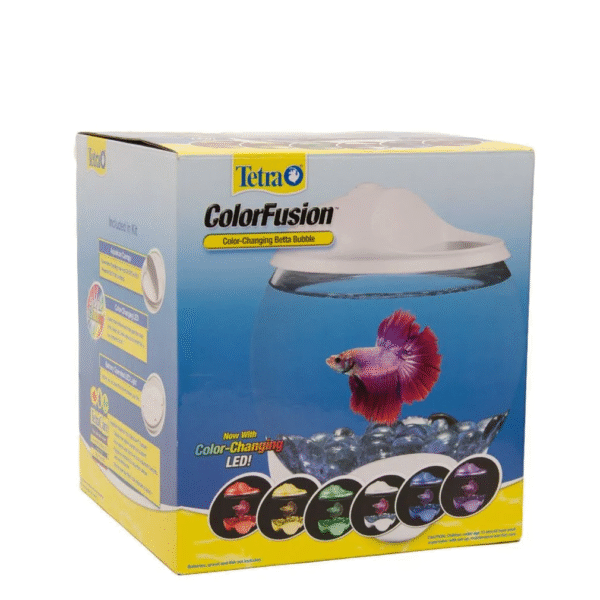 Tetra Kit de Acuario Betta Bubble con luz LED 0,7 gal