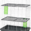 Kaytee Hábitat de Piso Sólido con Ruedas para Hurones