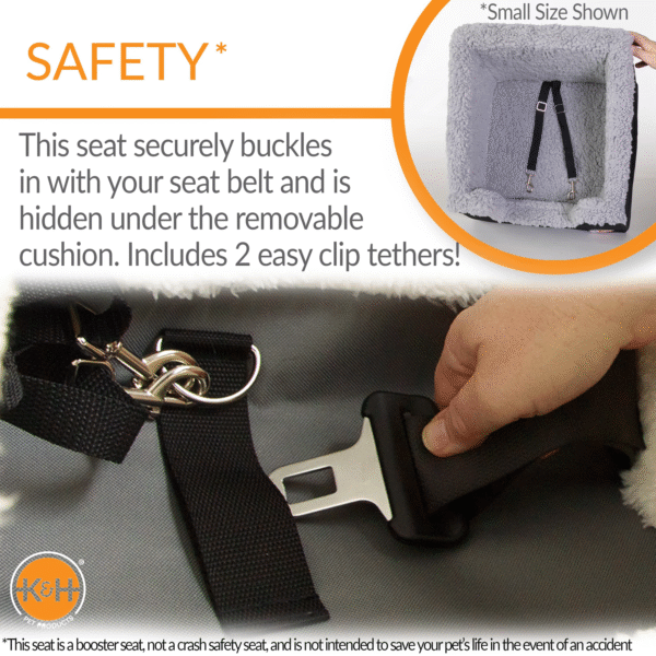 Asiento Elevador Rectangular Plegable para Mascotas