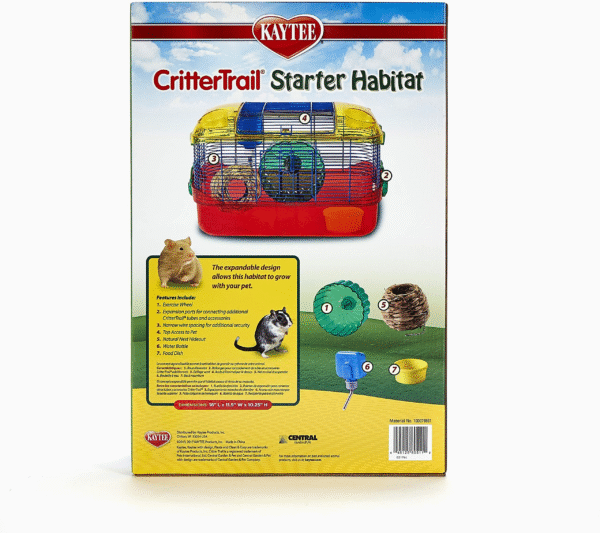 Kaytee CritterTrail S – Kit de Hábitat para Roedores Pequeños