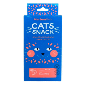 Cats Snacks Galletas Rellenas – Snack Natural para Gatos Adultos (80g)