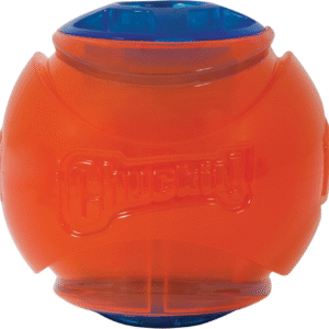 Pelota LED ChuckIt! Flash para Perros – Tamaño Grande, Compatible con Lanzadores