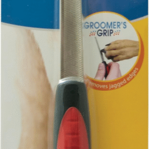Four Paws Magic Coat Groomer's Grip – Lima de Uñas para Perros, Color Negro