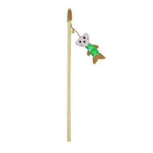 HEY! Juguete Varilla Foca – Interactivo para Gatos, 40 cm