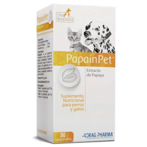 Papainpet® – Suplemento Digestivo con Papaína para Perros y Gatos