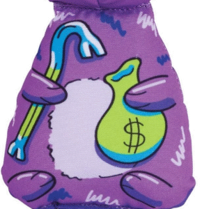 Juguete para Perros Petmate Fat Cat “Mischief-Makers” – Mapache con Sonido y Partes Floppy