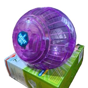 Kaytee Dazzle Run‑About Ball – Pelota de Ejercicio con Glitter para Pequeños Roedores (17 cm)