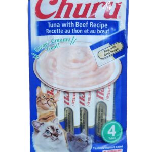 CHURU Gato – Snack Cremoso 4 Tubos (14 g c/u)