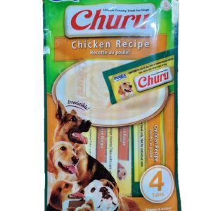 CHURU Perro – Snack Cremoso 4 Tubos (14 g c/u)