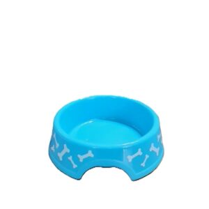 Comedero de Plástico con Diseño de Huesitos