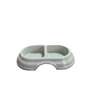 Comedero Doble de Plástico – Capacidad 1 Taza